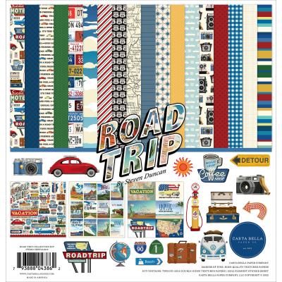 Carta Bella Road Trip Designpapiere - Collection Kit